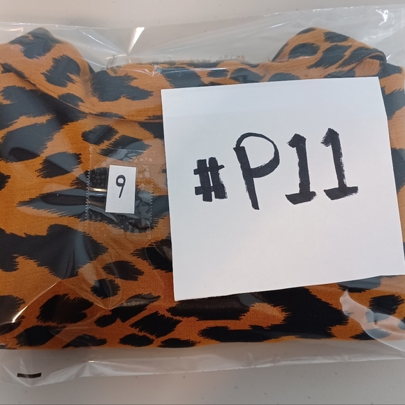 Umgee Leopard Print Collared V-Neck Boho Frayed Hem Sz L Tunic Top - Picture 15 of 15